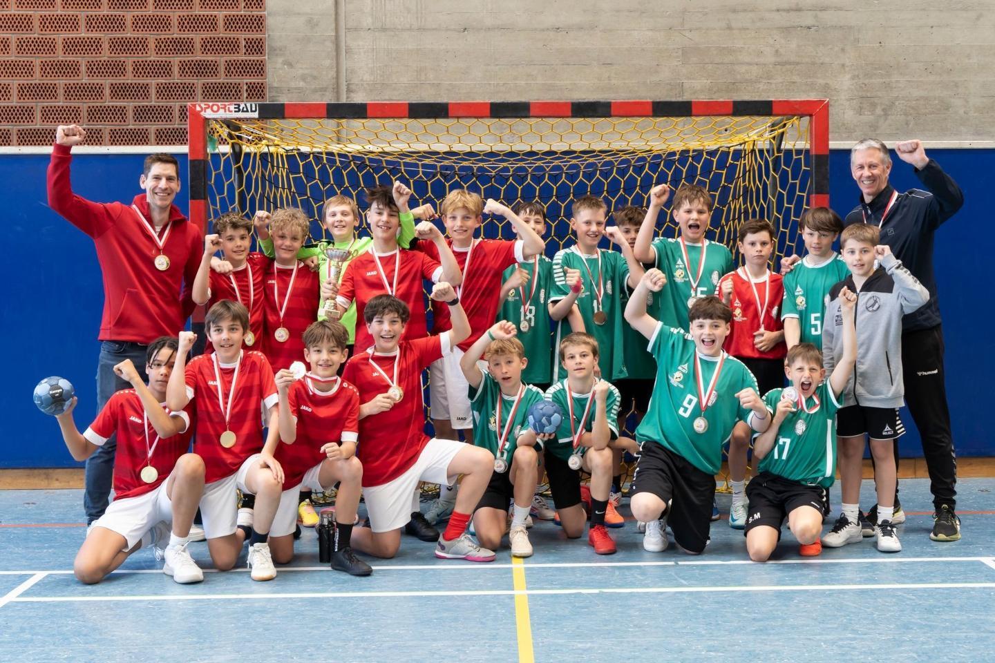 Handball Junior Clubless Schulcup: Schüler:innen beim Bewerb