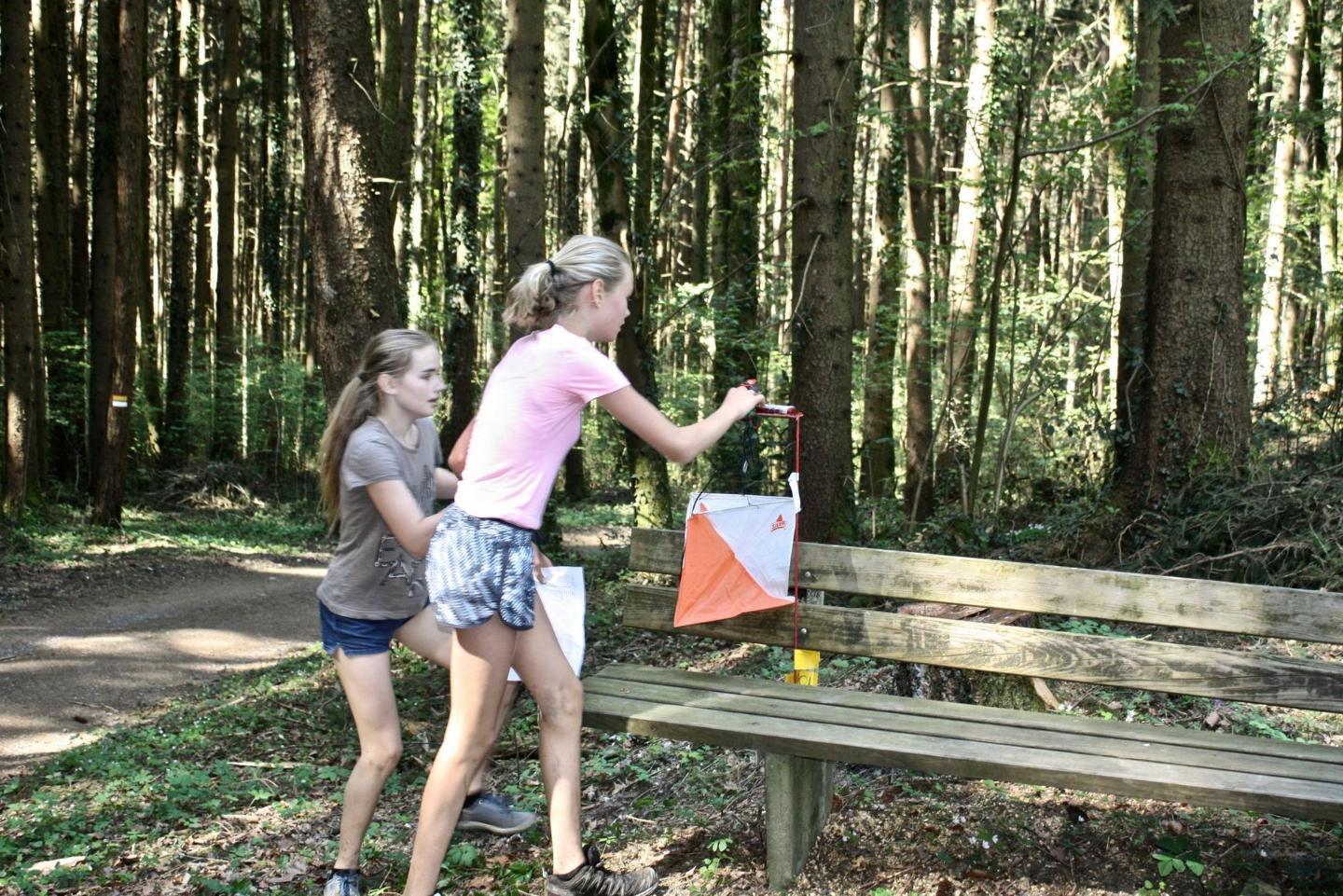 SCHUL OLYMPICS Orientierungslauf: Schüler:innen beim Bewerb